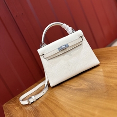 Túi Xách Hermes Kelly Remake Korea Da Bò Size 19cm