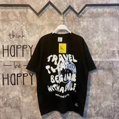 Áo Phông ADLV Smile Big Logo Màu Đen