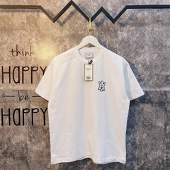 Áo Phông ADLV X LISA Logo Thêu Màu Trắng