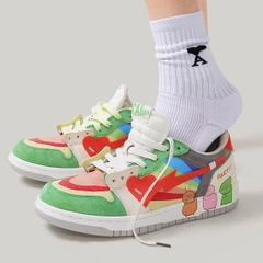 Giầy Sneaker Catsofa Party Màu Xanh