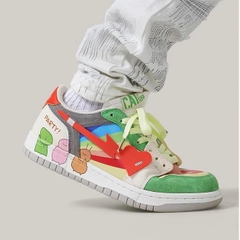 Giầy Sneaker Catsofa Party Màu Xanh