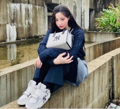 Giầy Thể Thao MLB Chunky Liner Mid Basic New York Yankees 3ASXLMB3N-50BKS Màu Trắng