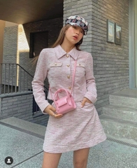 Túi Find Kapoor Mini Marty Bag Crinkled Pink Màu Hồng