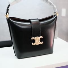 Túi Cầm Tay Celine Remake Korea Mini Bucket Da Bê Non 14cm