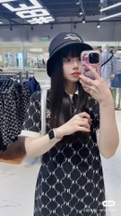 Váy Polo MLB Monogram Jacquard Pique One Piece