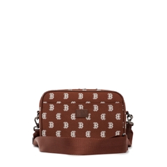 Túi Đeo Chéo MLB Monogram Logo Chữ B 3ACRM012N-43BRD Màu Nâu