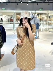 Váy Polo MLB Monogram Jacquard Pique One Piece