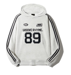 Áo Nỉ Groove Rhyme Màu Xám 89 - có mũ
