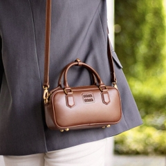 Túi Xách Miu Miu Arcadie Handle Màu Nâu