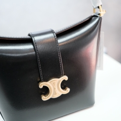 Túi Cầm Tay Celine Remake Korea Mini Bucket Da Bê Non 14cm