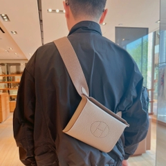 Túi Đeo Chéo Hermes Remake Korea Videpoches Da Bò Togo Size 20cm