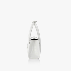 Túi Xách Tay Find Kapoor Marty Bag Crinkled Da Rắn Màu Trắng