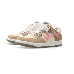 Giầy Sneaker Catsofa Miếng Dán Urgo Màu Hồng