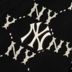 Áo Cardigan MLB Monogram Logo NY 3AKCM0224-50BKS Màu Đen