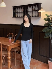 Áo giữ nhiệt kumi cổ tròn