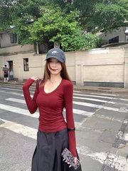 Áo giữ nhiệt kumi cổ tròn
