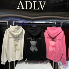 Áo Hoodie ADLV Gấu Màu Hồng