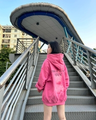 Áo Hoodie ADLV Gấu Màu Hồng
