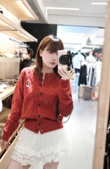 Áo len cadigan Whoau ss 2025