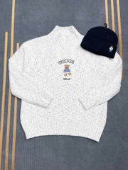 Áo len gấu Stecver muối tiêu Korea ss2024