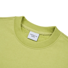 Áo Nỉ Sweater ADLV Chữ Nghiêng Màu Xám Xanh Chuối