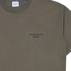 Áo Phông ADLV Tshirt Basic Logo Màu Nâu