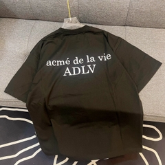 Áo Phông ADLV Baby Face Bé Mặc Áo Len Hồng Màu Đen
