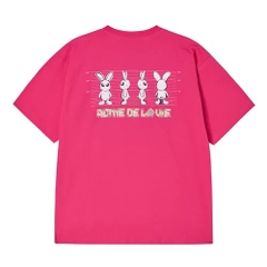 Áo Phông ADLV Mugshot Alien Tshirt Màu Hồng