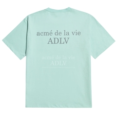 Áo Phông ADLV Tshirt Basic Logo Màu Xanh Da Trời