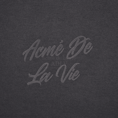 Áo Phông ADLV Tshirt Logo Chữ Nghiêng Màu Xám