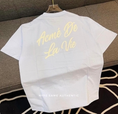 Áo Phông ADLV Tshirt Logo Chữ Nghiêng Màu Trắng