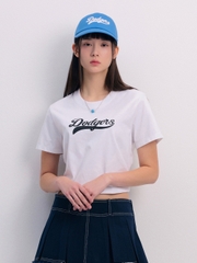 Áo Phông Croptop Los Angeles Dodgers 3FTSV1243-07WHS Màu Trắng