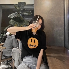Áo Phông Drew House Smile Màu Đen