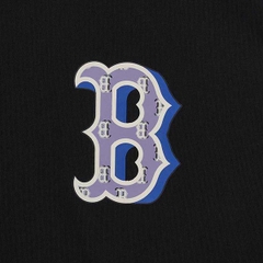 Áo Phông MLB Chữ B Logo Xanh 3ATSM3033-43CGS Màu Đen