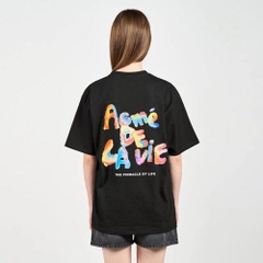 Áo Phông ADLV Logo 7 Màu Màu Đen