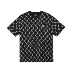 Áo Phông MLB Monogram Chữ B 3ATSM4023-43BKS Màu Đen