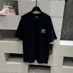 Áo Phông MLB Logo NY Monogram 3ATSM0224-50BKS Màu Đen