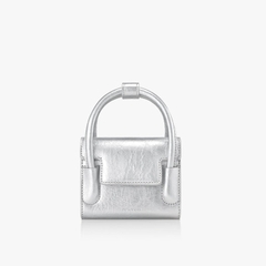 Túi Find Kapoor Mini Marty Bag Crinkled Silver Màu Bạc