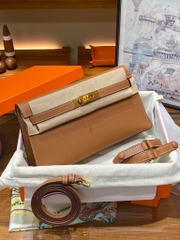 Túi Đeo Vai Hermes Remake Korea Elan Da Bò Size 25cm