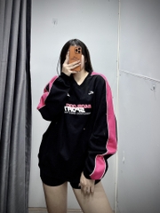 Áo nỉ badblood viền hồng