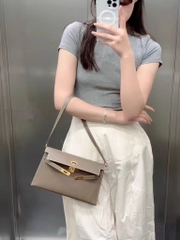 Túi Đeo Vai Hermes Remake Korea Elan Da Bò Size 25cm