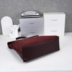 Balo Retro Korea Da Lộn Size 30cm Màu Đỏ Ancora