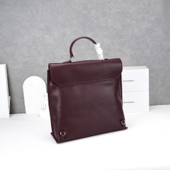 Balo Retro Korea Da Lộn Size 30cm Màu Đỏ Ancora
