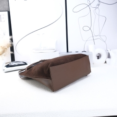 Balo Retro Made In Korea Da Nỉ 26cm