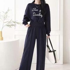 Bộ Quần Áo Chữ Hàn See You Darling