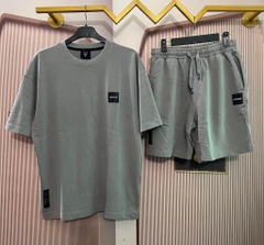 Bộ Quần Áo Lifework Cotton Màu Xám Nhạt