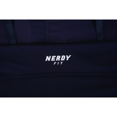 Bộ Áo Bra Và Quần Legging NERDY FIT Slim Cotton Màu Đen