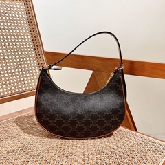 Túi Đeo Vai Celine Ava Bag Trompie Canvas Màu Nâu