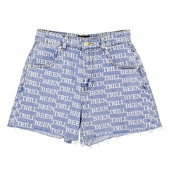 Quần Short Beentrill Monogram Màu Xanh