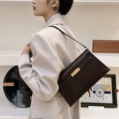 Túi Đeo Vai Hermes Remake Korea Elan Da Bò Size 25cm